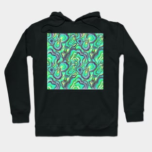 Abalone Art Hand Drawn Print Design Hoodie